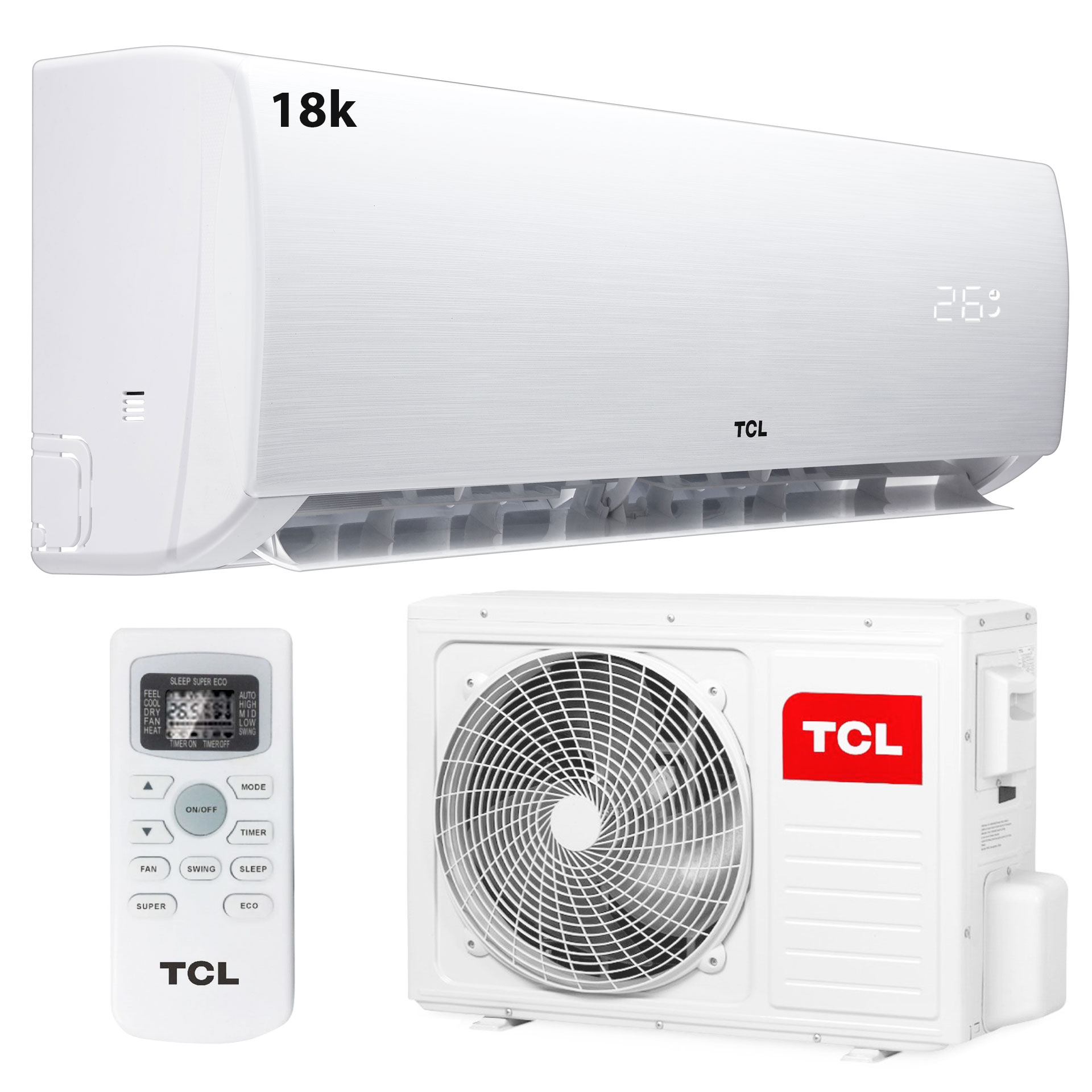 Aire Acondicionado Tcl Csa Z Btu Alta Eficiencia