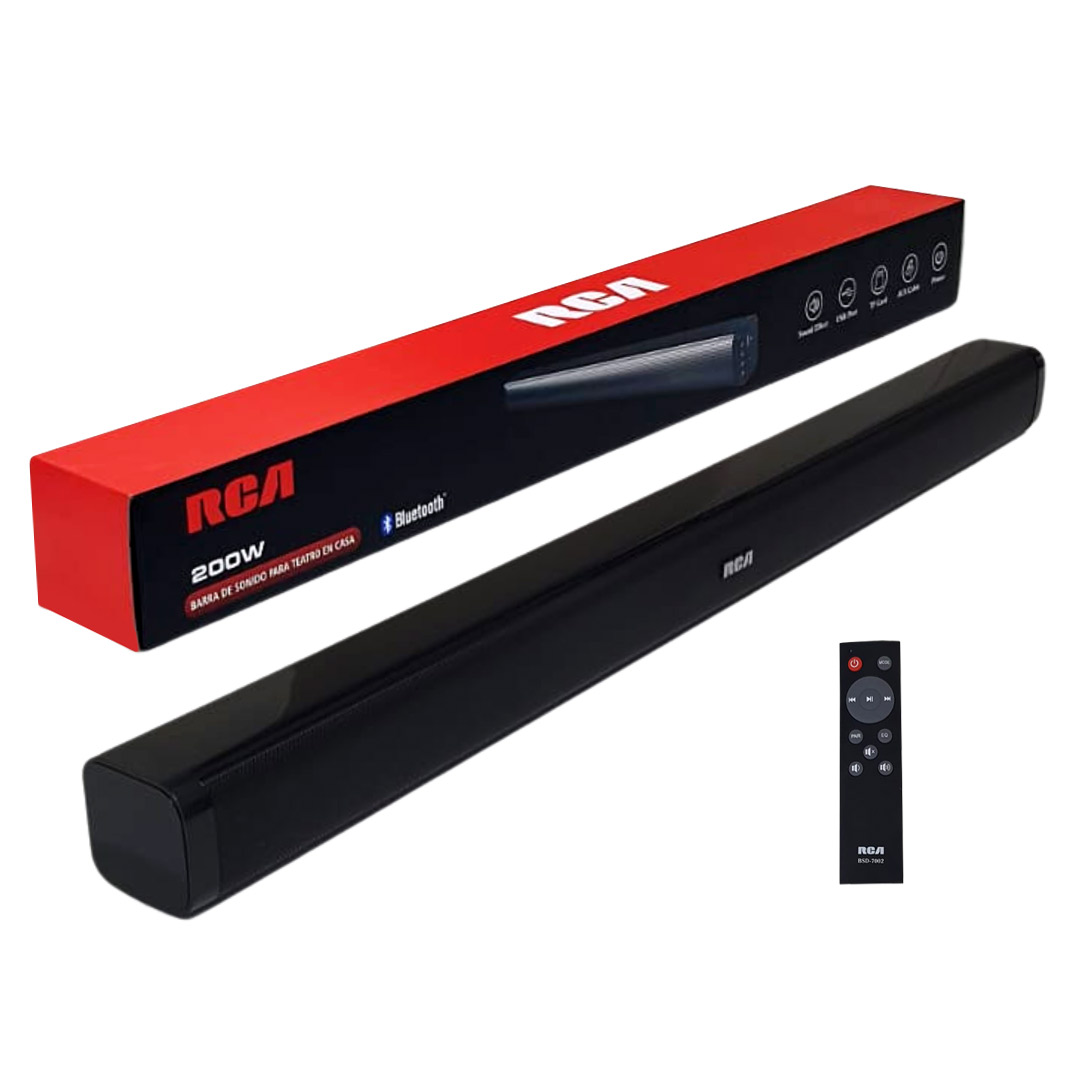 Altavoz de barra de sonido de TV con cable, Audio óptico Digital, RCA, AUX,  USB, entrada
