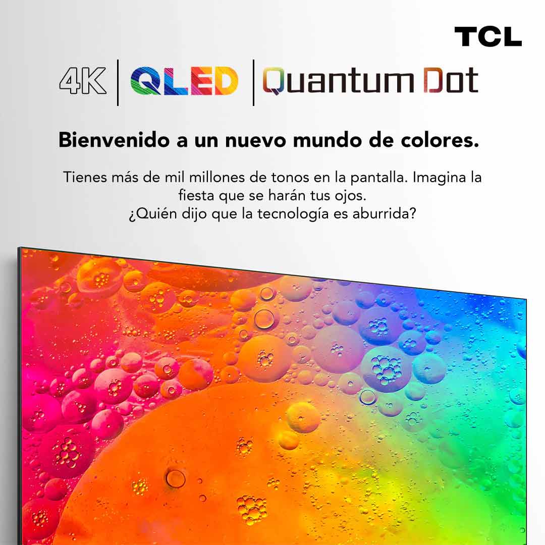 TV TCL 65 Pulgadas 165 cm 65C645 4K-UHD QLED Smart TV Goo