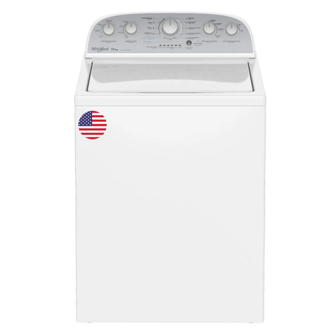 LAVADORA WHIRLPOOL 7MWTW1904LM 19 KG CARGA SUPERIOR CON AGITADOR DOUBLE ...