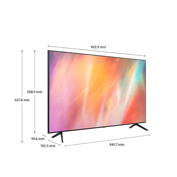 SMART TV SAMSUNG UN43AU7000PCZE 43" 4K LED  HDR 10 PLUS TIZEN  PANTALLA CRYSTAL