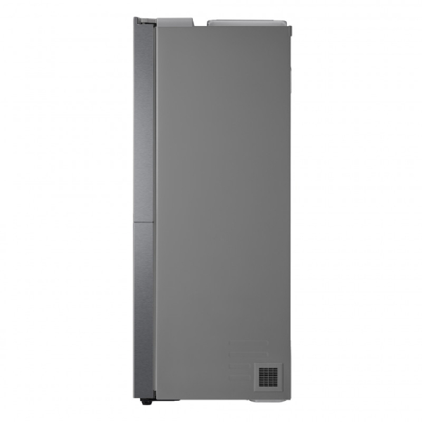 REFRIGERADOR LG GS65WPPK 612 LITROS SIDE BY SIDE  BRUSHED STEEL  LINEARCOOLING™ DARK GRAPHITE STEEL