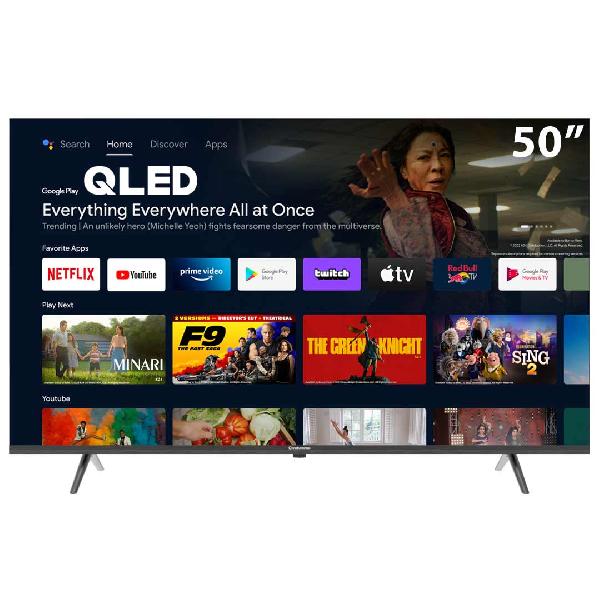 50TIKGFQLED 50 " 4k UHD  Qled  HDR  Android Google TV  GAME VISUAL EXPERIENCE 