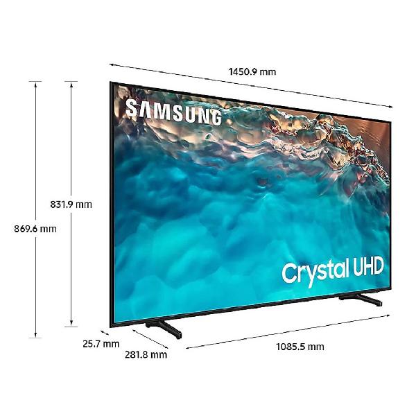 SMART TV SAMSUNG UN65BU8000PCZE 65 " 4K UHD  LED  HDR  TIZEN  PROCESADOR CRYSTAL MANDO DE VOZ