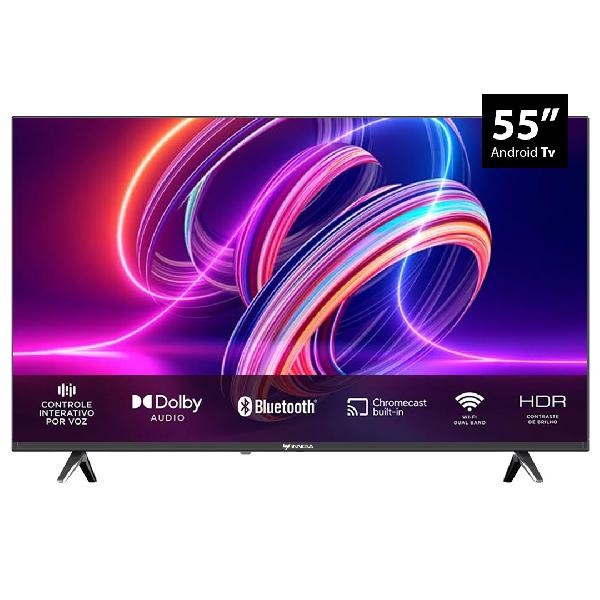 55AND11MO 55 " 4k UHD  Led  HDR  Android   COLOR Negro